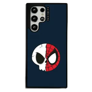 AKAM AMCWSGS22U-SPIDERMAN5 Cover For Samsung Galaxy S21 Ultra