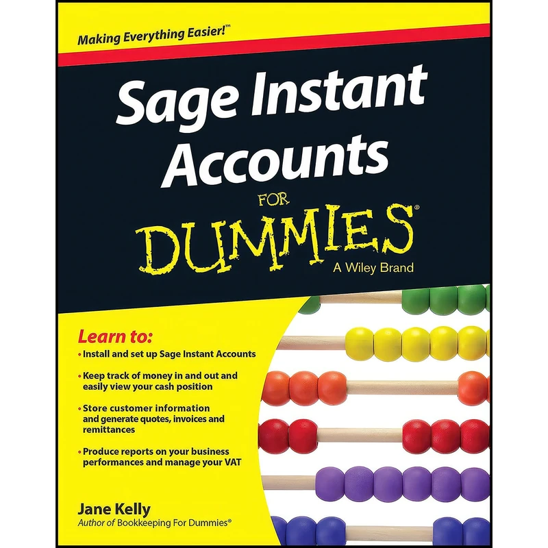 کتاب Sage Instant Accounts For Dummies  اثر Jane E. Kelly انتشارات For Dummies
