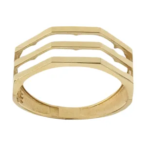 انگشتر طلا 18 عیار زنانه مدیسا مدل R1006-54