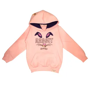 هودی دخترانه کد 99-124 رنگ گلبهی