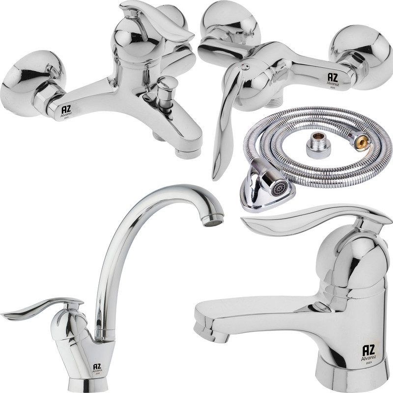 ست شیرآلات الوارس صنعت مدل ملینا مجموعه 6 عددی