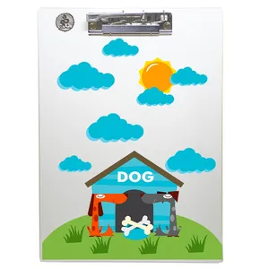 تخته شاسی طه چوب مدل Dog 02 سایز A4