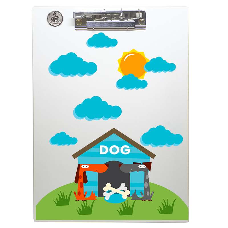 تخته شاسی طه چوب مدل Dog 02 سایز A4