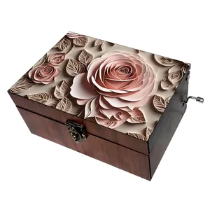 جعبه موزیکال مدل گل کد B581 