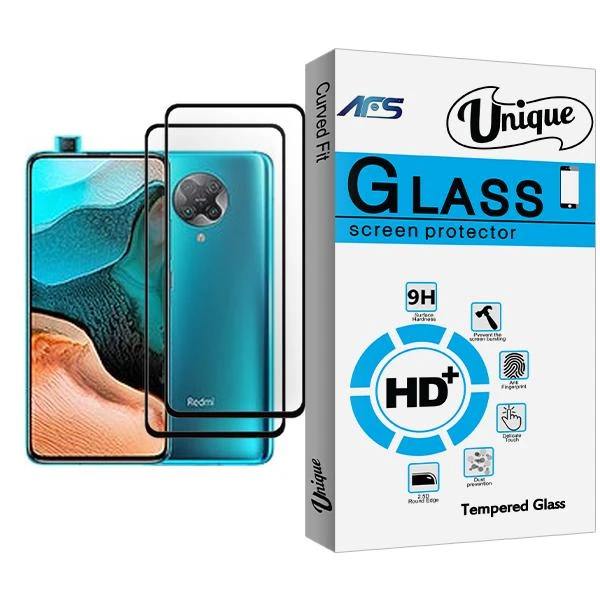 محافظ صفحه نمایش ای اف اس مدل Unique Glass MIX002 مناسب برای گوشی موبایل شیائومی Redmi K30 Pro بسته دو عددی
