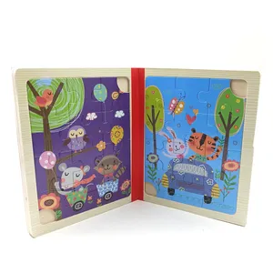 پازل 72 تکه طرح روباه و خارپشت