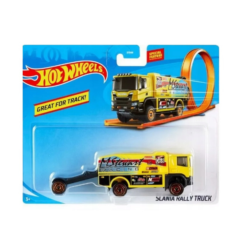 ماشین بازی هات ویلز مدل Scania Rally Truck کد BFM60 - GKC33