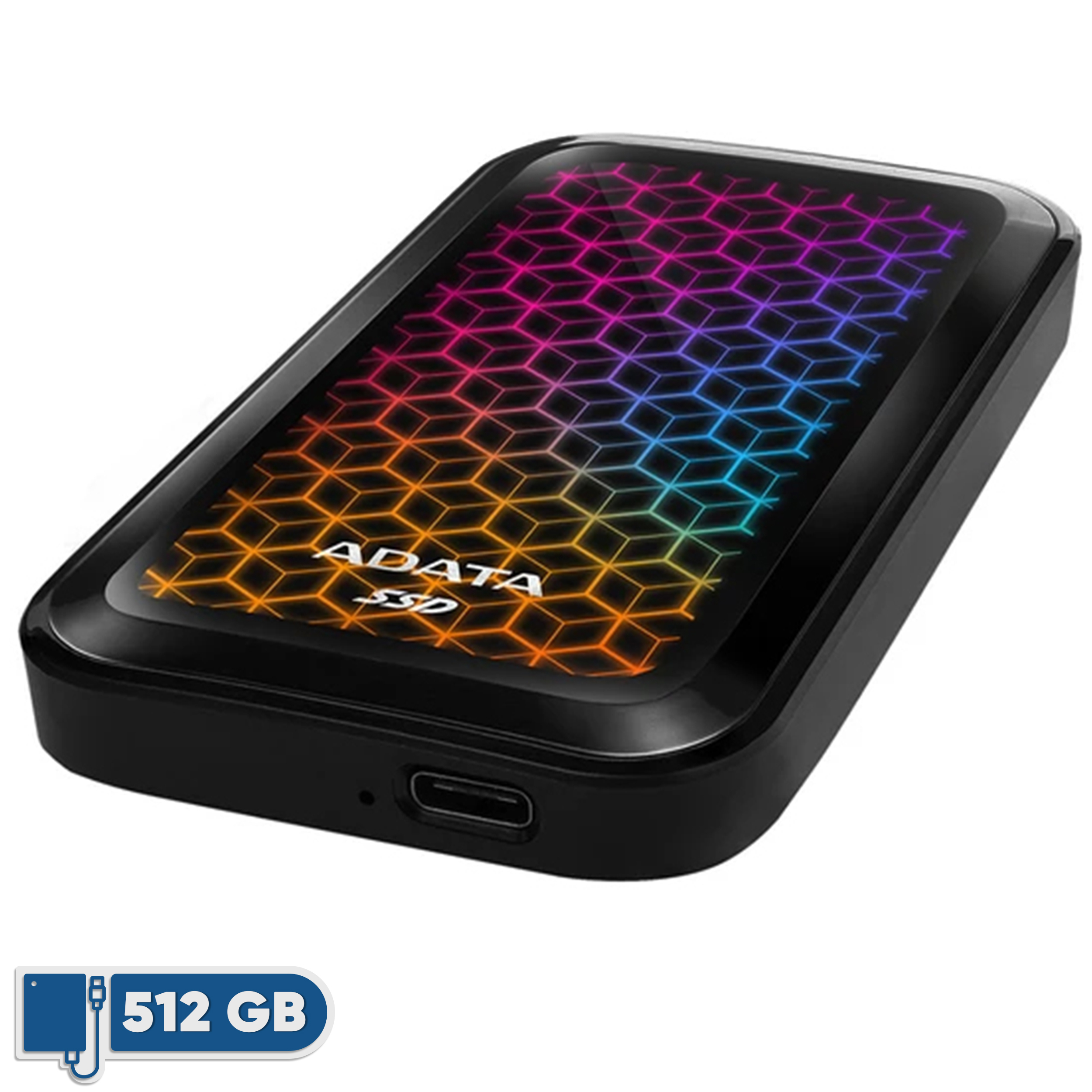 اس اس دی اکسترنال ای دیتا مدل se770g ظرفیت 512 گیگابایت رابط usb 3.2 gen2