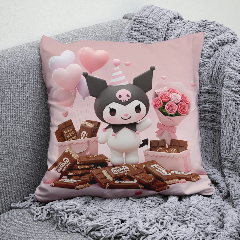 کوسن پاد آفرین مدل کرومی طرح شکلات 1672