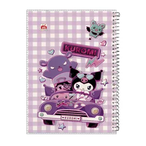  دفتر مشق 100 برگ آلما طرح KUROMI مدل طلقی کد 7113