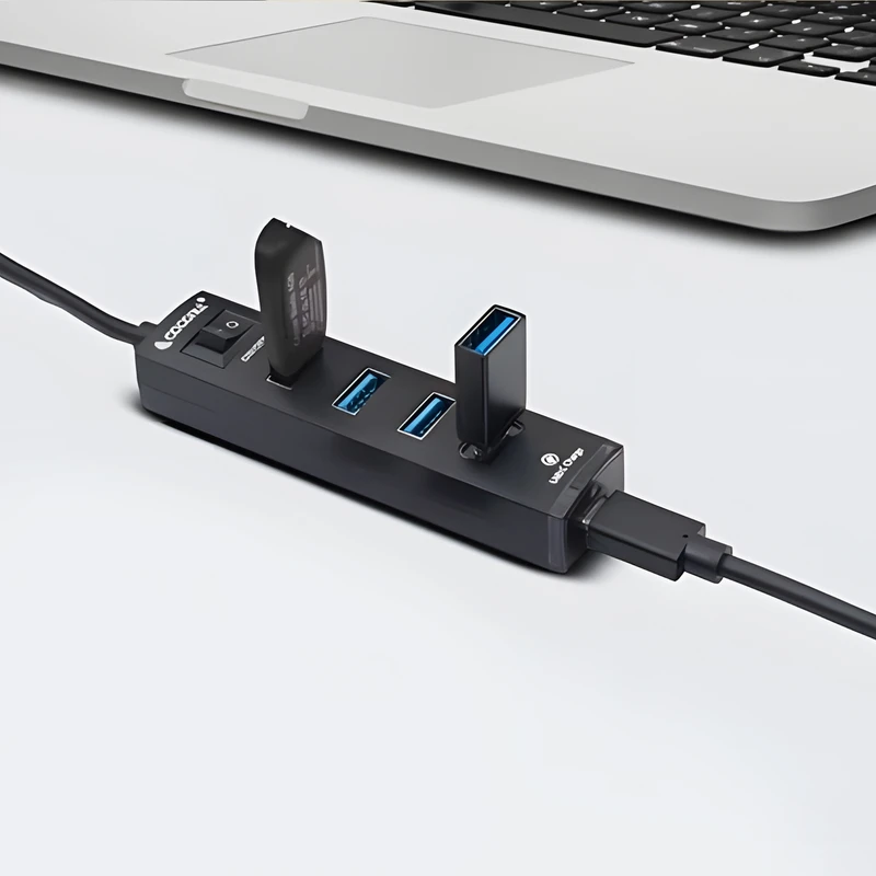 هاب 4 پورت usb3.0 مدل om-h31