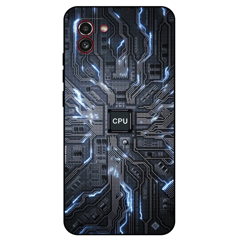 کاور مگافون طرح مدار مدل 8009 مناسب برای گوشی موبایل سامسونگ Galaxy A03       