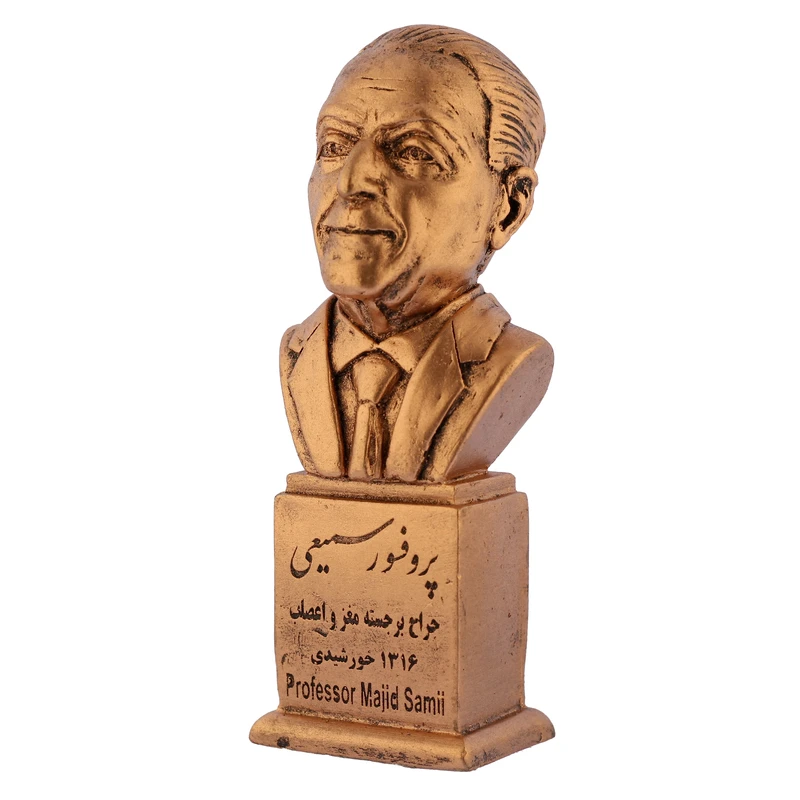 تندیس یادمان مدل سردیس پروفسور مجید سمیعی کد S156-3