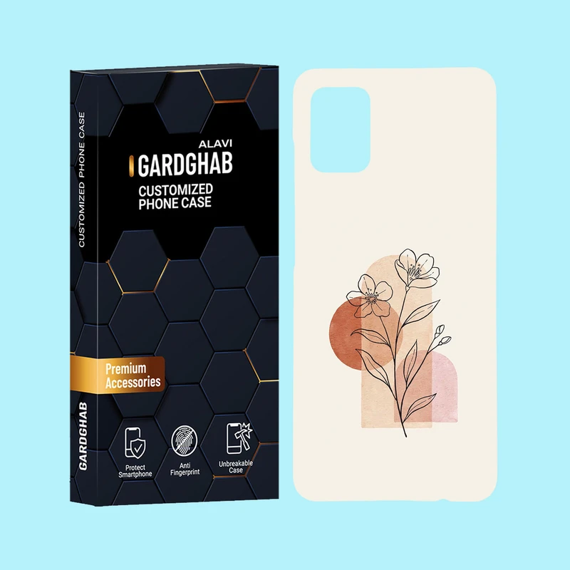 کاور گارد قاب علوی مدل گل مناسب برای گوشی موبایل سامسونگ Galaxy A51 4G