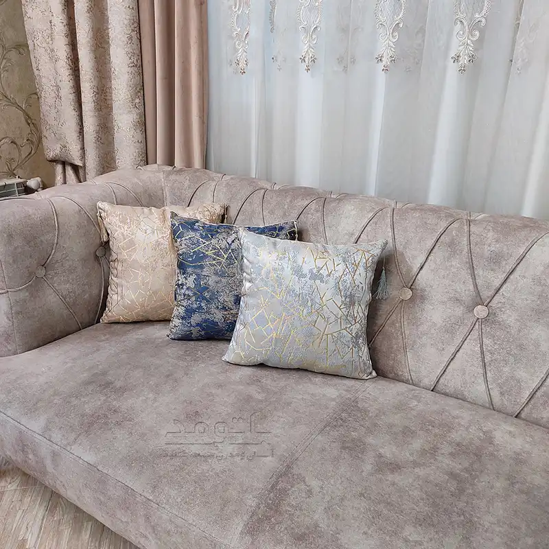 کاور کوسن باتومد مدل ژاکارد رز