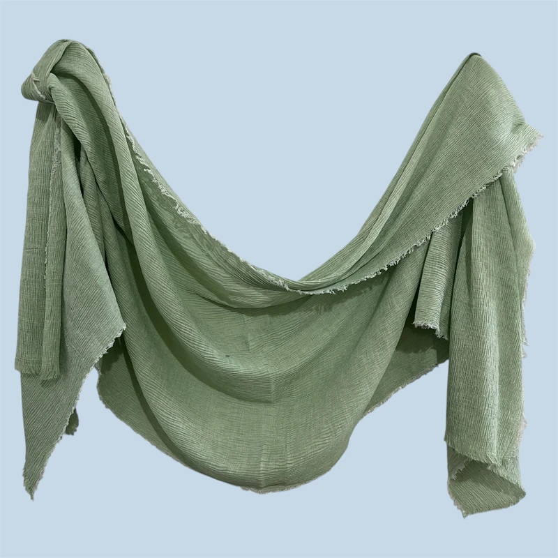 شال زنانه مدل پلیسه ریشه دار کد 0078