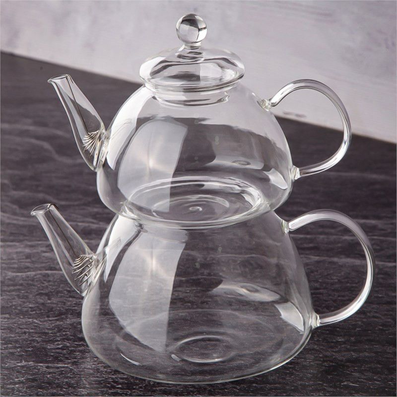 ست کتری و قوری مدل GLASS POT SET