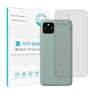  Rockspace HyGEL model Transparent phone back protector suitable for Google Pixel 5 mobile phone