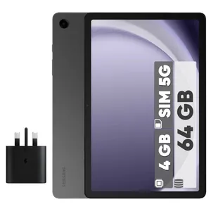 تبلت ۱۱ اینچ سامسونگ مدل Galaxy Tab A9 Plus 5G ظرفیت 64 گیگابایت و رم 4 گیگابایت به همراه شارژر