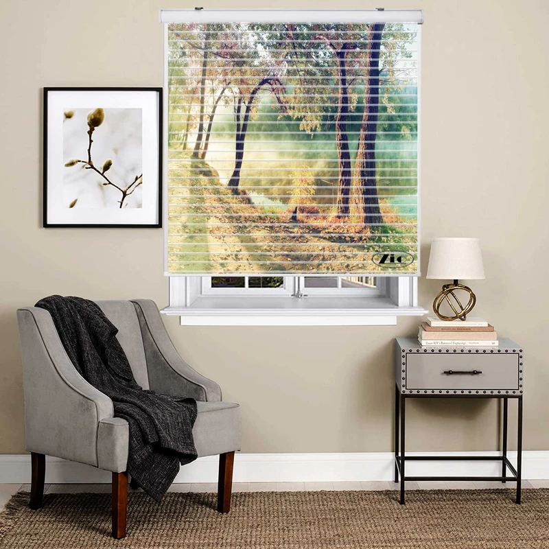 پرده زبرا زیو مدل سیلوئت L-5059 سایز 150x150 سانتی متر