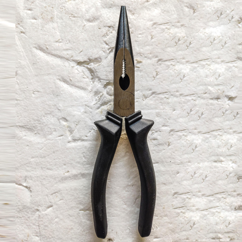 انبر دم باریک نیدر مدل HEAVY DUTY CR-V 08 سایز 8 اینچ