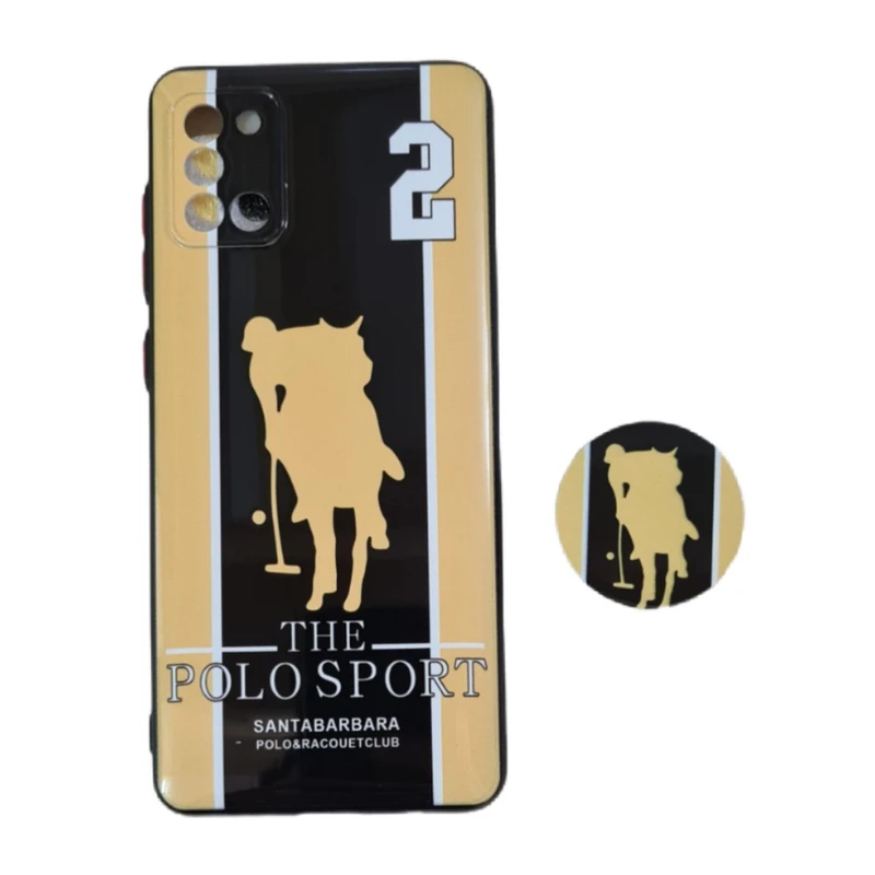 کاور کد POLO-301 مناسب برای گوشی موبایل سامسونگ Galaxy A31 به همراه پاپ سوکت