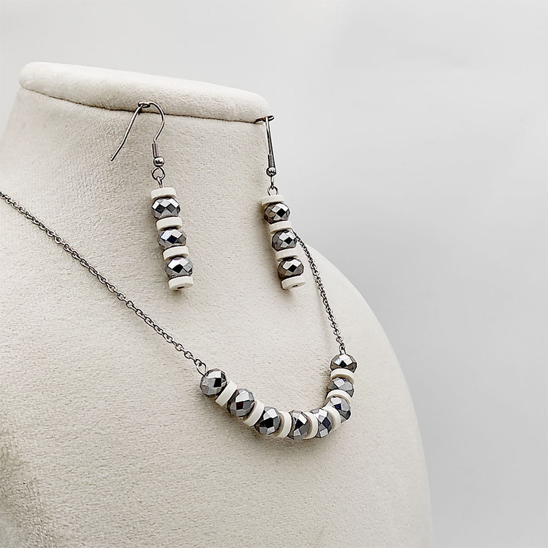 نیم ست زنانه مدل استیل طرح کریستال کد H029 نیم ست زنانه مدل استیل طرح کریستال کد H029