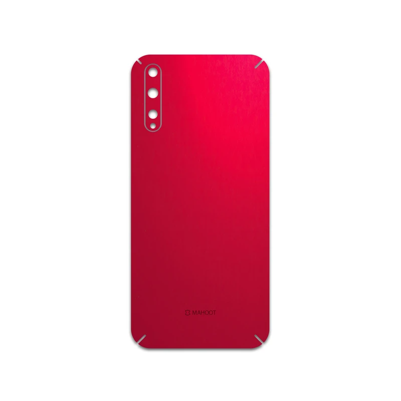 برچسب پوششی ماهوت مدل Matte-Warm-Red مناسب برای گوشی موبایل هوآوی Y8p