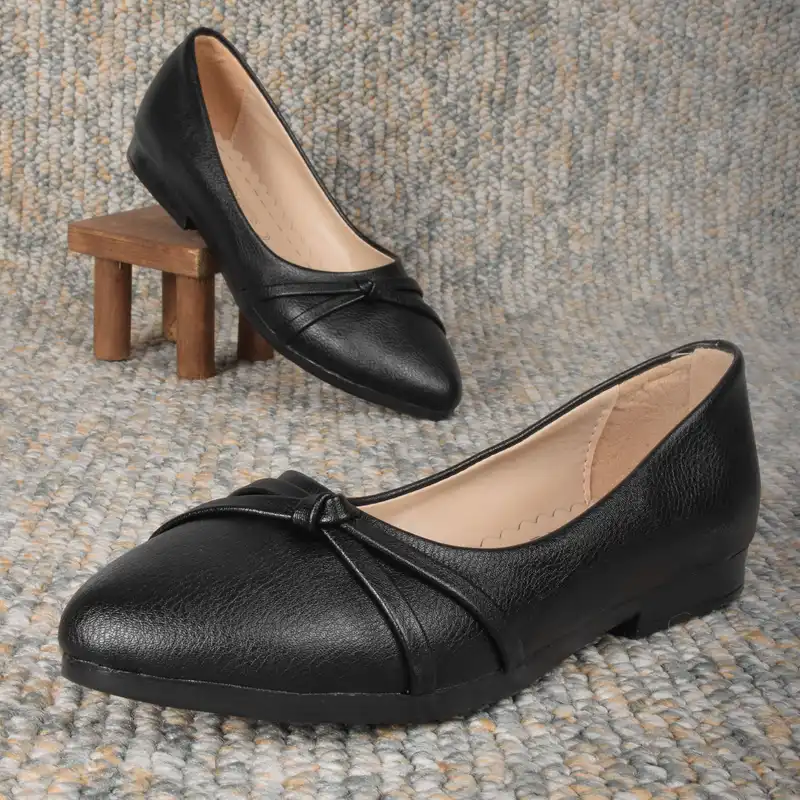 کفش زنانه مورتی مدل دو بند گره ای BK.2825