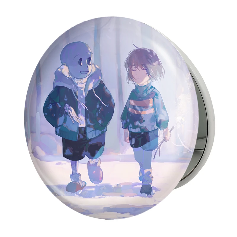 آینه جیبی خندالو طرح بازی آندرتیل (Undertale) مدل تاشو کد 31728
