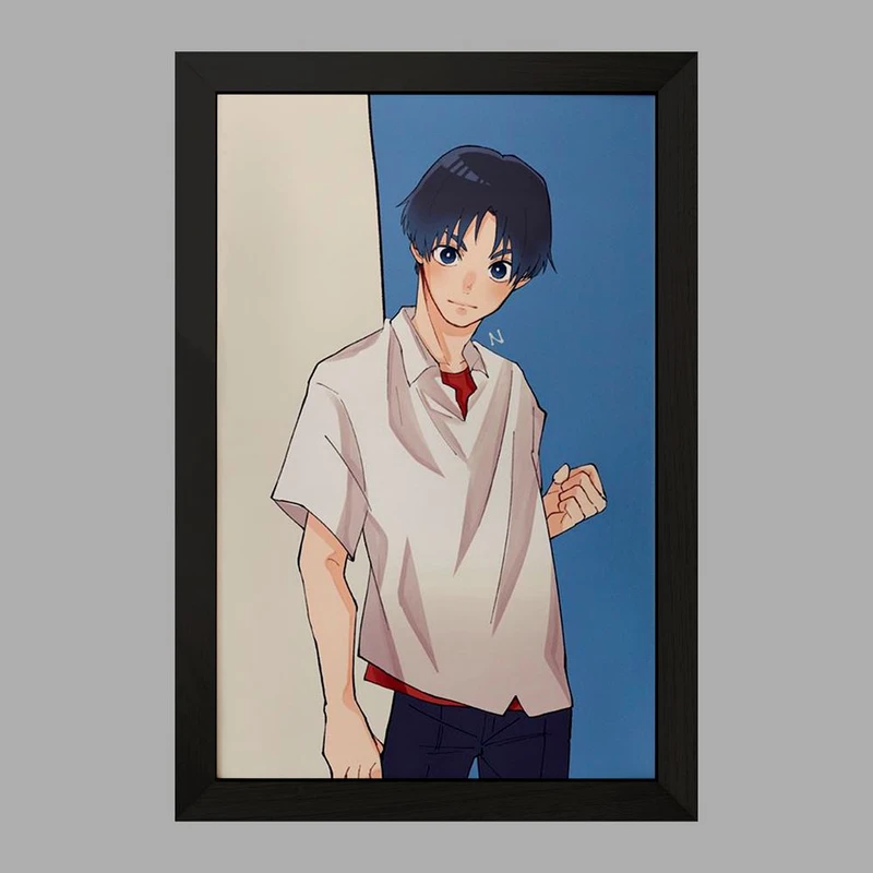 تابلو خندالو مدل واتارو انیمه بلو لاک Blue Lock کد 24420