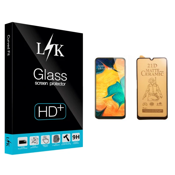 محافظ صفحه نمایش سرامیکی ال کی مدل Hard glass مناسب برای گوشی موبایل سامسونگ Galaxy A40s