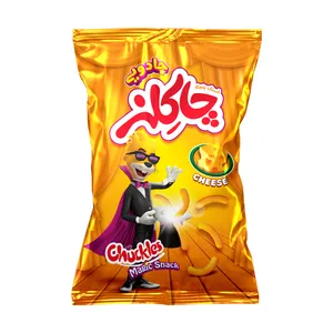 اسنک لوله ای جادویی چاکلز با طعم پنیر - 140 گرم 