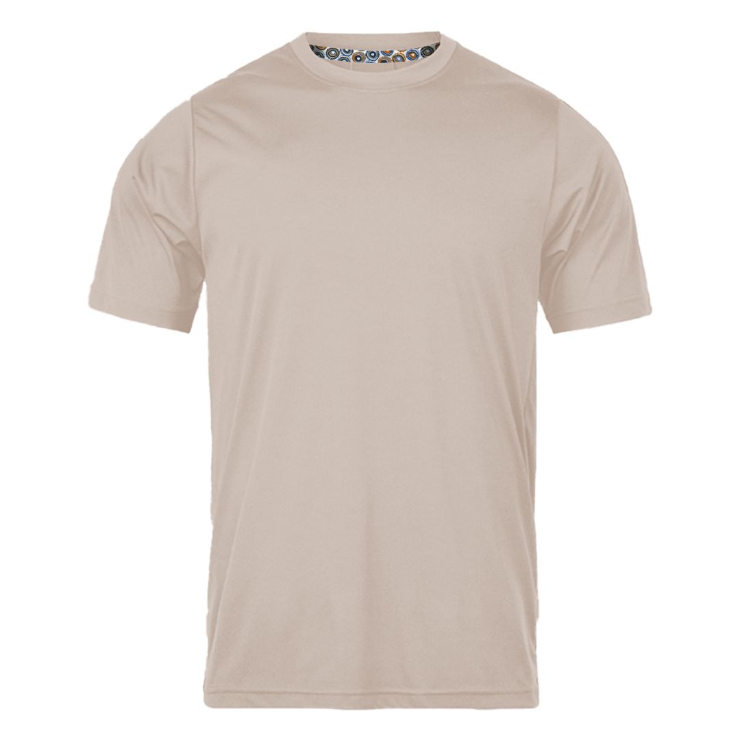 تی شرت آستین کوتاه مردانه رانژ مدل ساده 23RA05 - 413 رنگ کرم -  - 1