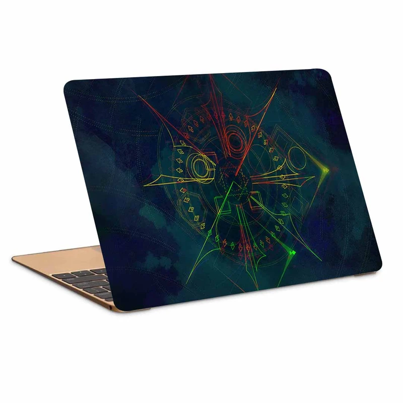 استیکر لپ تاپ طرح hologram pattern colorful کد N-296 مناسب برای لپ تاپ 15.6 اینچ