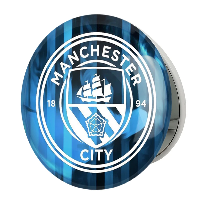 آینه جیبی خندالو طرح باشگاه منچستر سیتی مدل تاشو کد 26772 