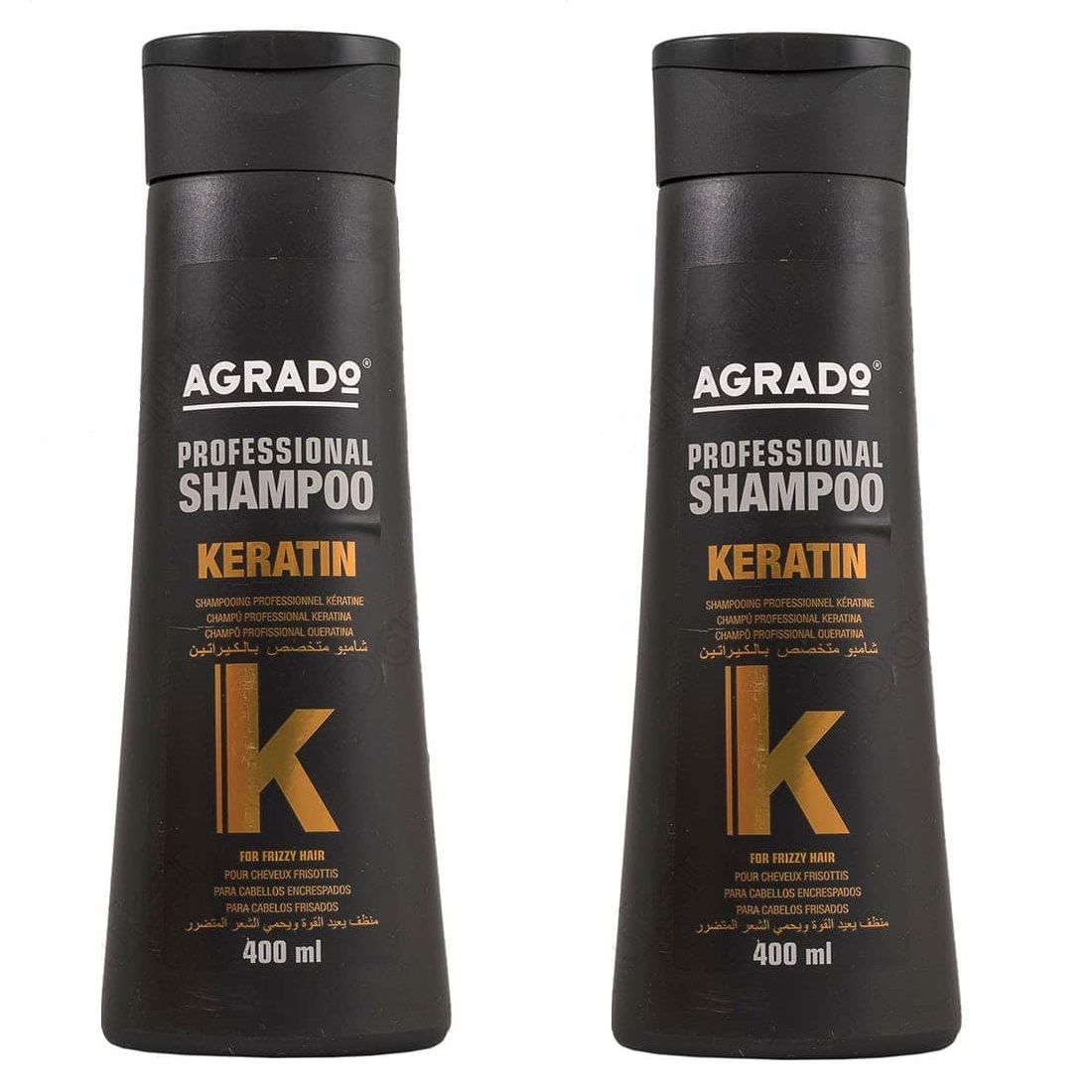 شامپو مو آگرادو مدل Keratin01 حجم 400 میلی لیتر مجموعه 2 عددی -  - 2