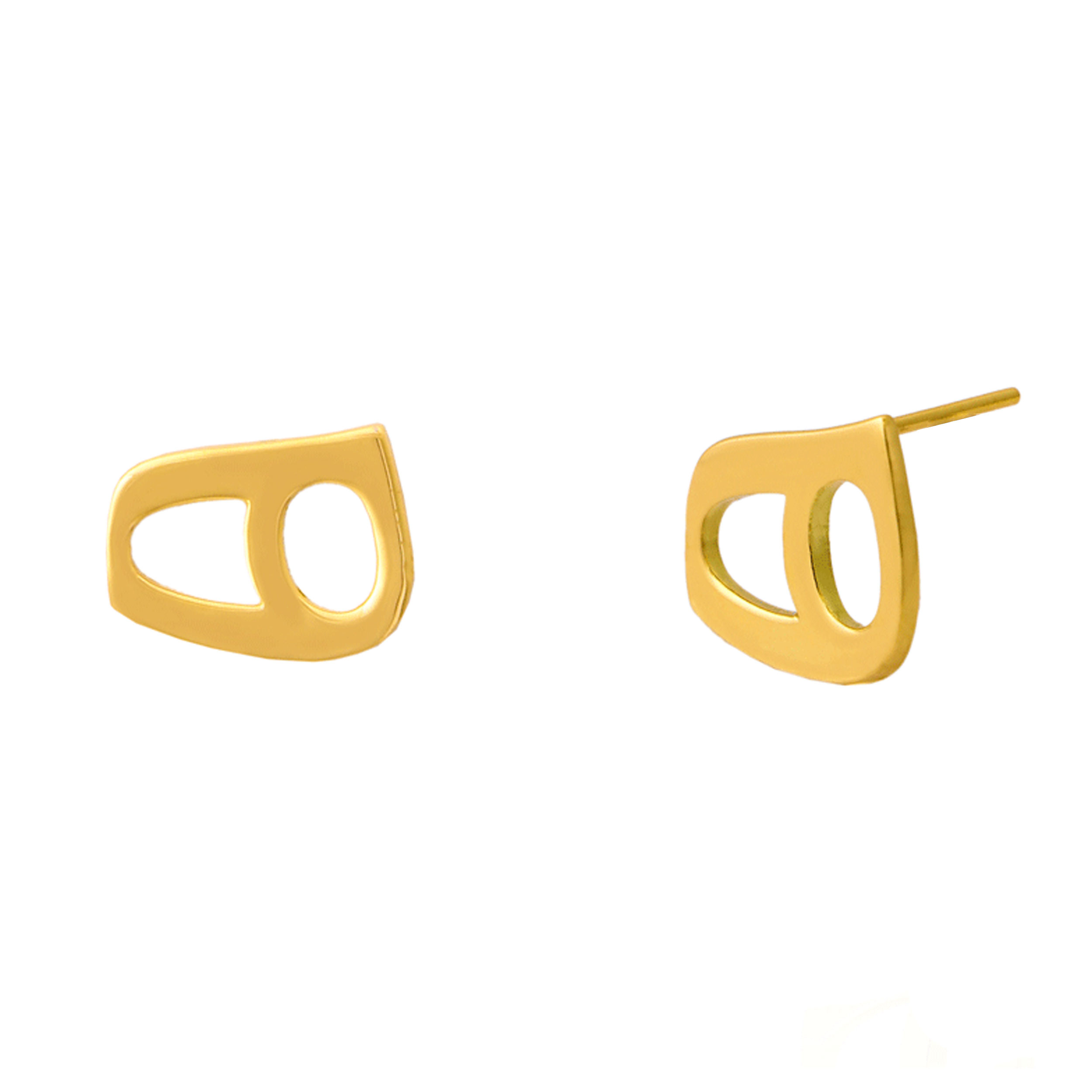 گوشواره طلا 18 عیار زنانه هور گالری مدل Ace670