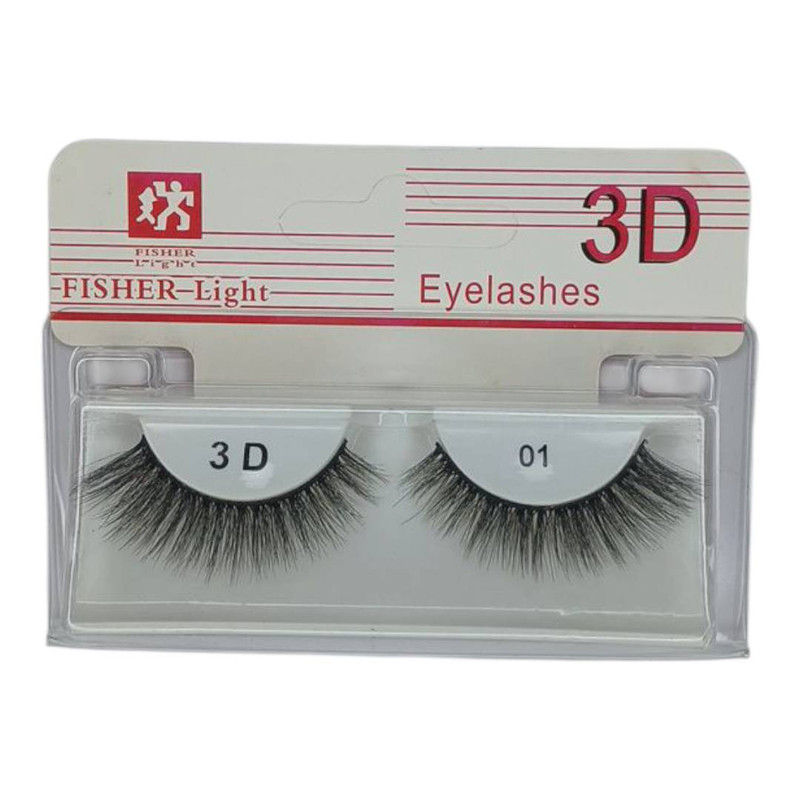 مژه مصنوعی فیشر لایت مدل 3D کد 01