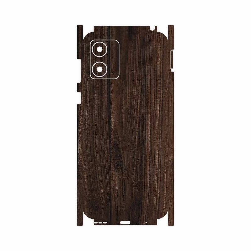 برچسب پوششی ماهوت مدل Dark_Walnut_Wood-FullSkin مناسب برای گوشی موبایل موتورولا Moto E13