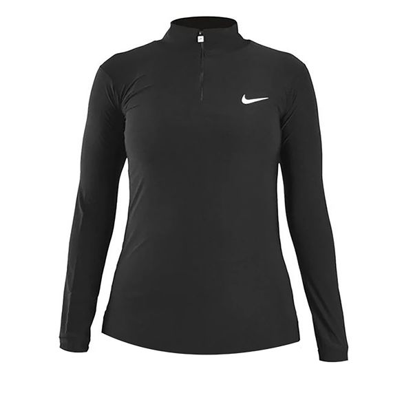 تی شرت آستین بلند ورزشی زنانه مدل نیم زیپ