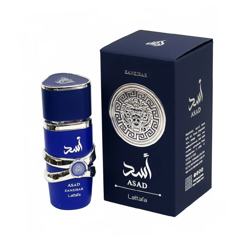 ادوپرفیوم مردانه لطافه مدل اسد با رایحه خنک حجم 30 میلی‌لیتر