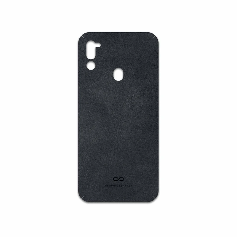 برچسب پوششی ماهوت مدل Graphite-Buffalo-Leather مناسب برای گوشی موبایل سامسونگ Galaxy M21 (2021) Edition
