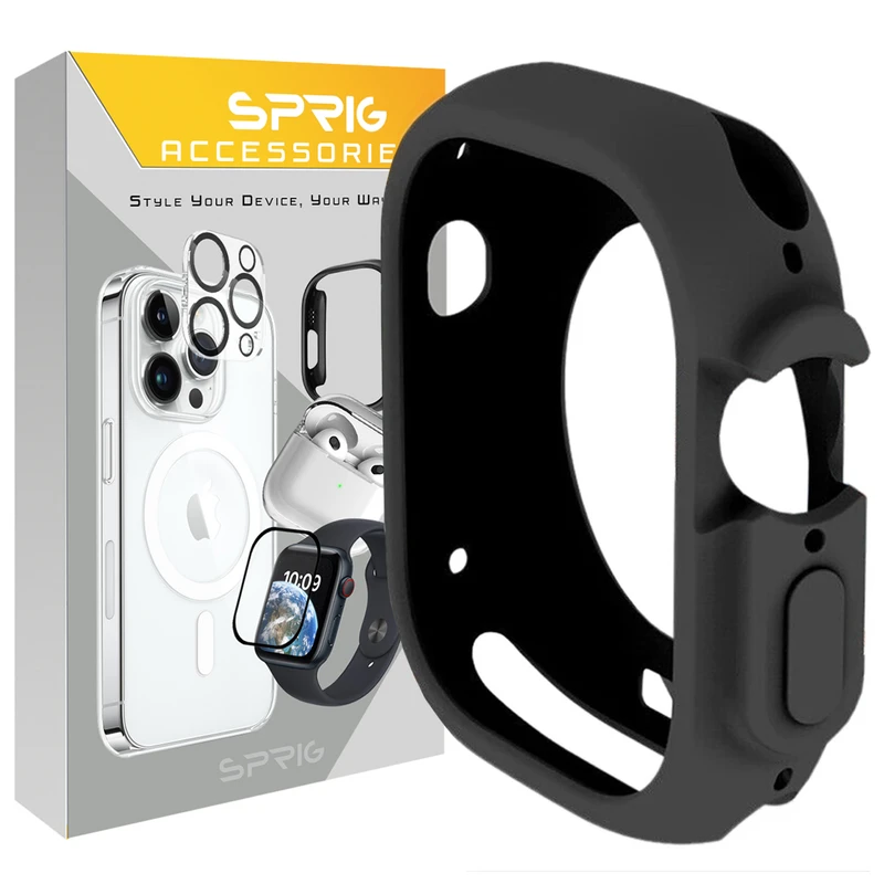 کاور اسپریگ مدل Jelly Protective مناسب برای اپل واچ سری 7/8/9 سایز 41 میلی متری