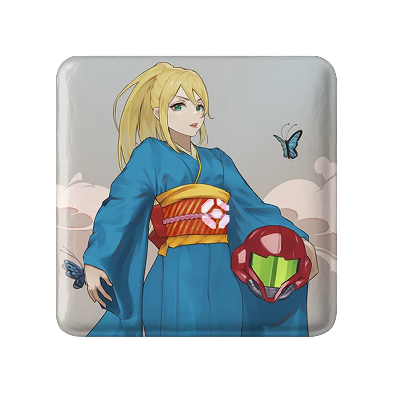 مگنت خندالو طرح بازی متروید (Metroid) مدل مربعی کد 35693