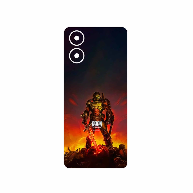 برچسب پوششی ماهوت مدل DOOM Game Series مناسب برای گوشی موبایل موتورولا Moto G04s