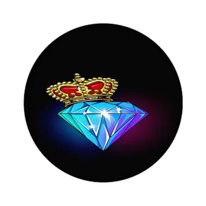 استیکر تزئینی موبایل مدل الماس و ناج کد 4714