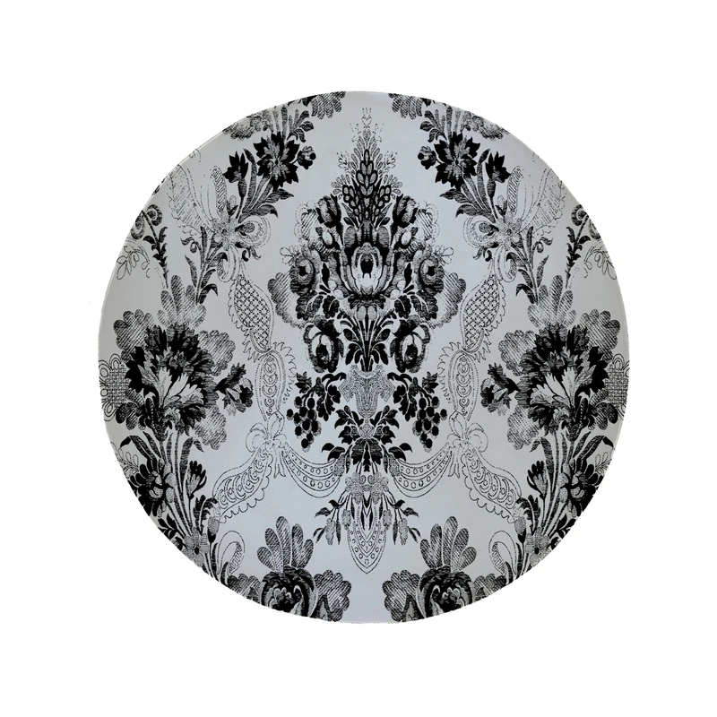 پادری مدل دایره طرح گل کد 5444 سایز 90 × 90 سانتی متر 