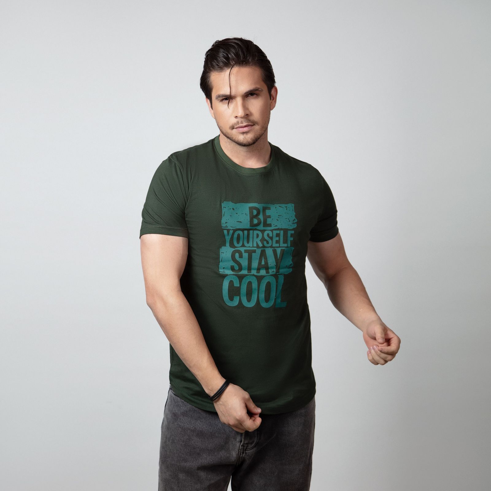 تی شرت لانگ مردانه باینت مدل 762-3 رنگ سبز -  - 1