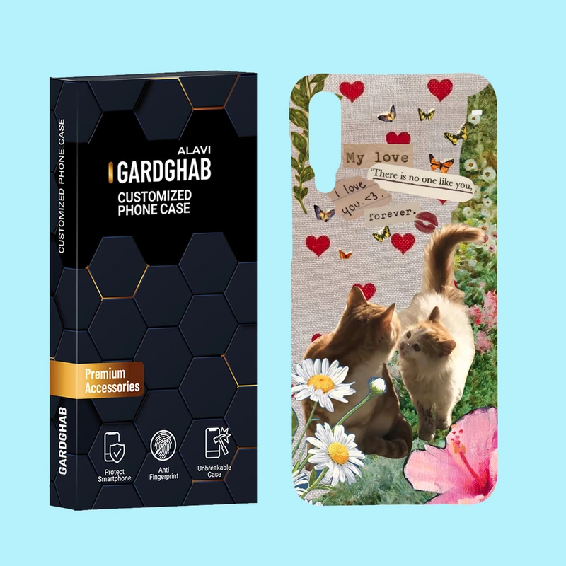 کاور گارد قاب علوی مدل عاشقانه مناسب برای گوشی موبایل سامسونگ Galaxy A50 / A50s / A30s